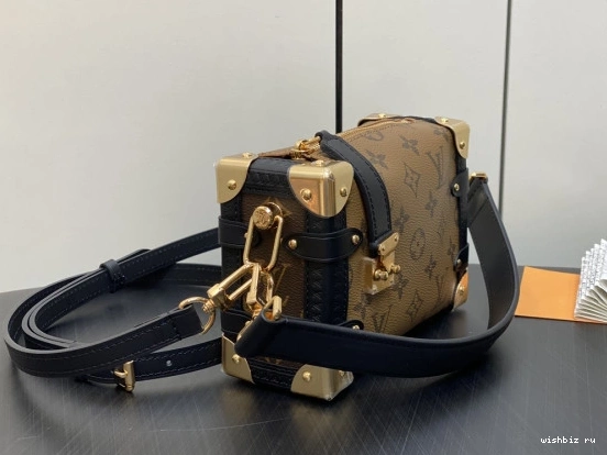 WIS TRUNK VUITTON PM-18×12.5×8cm SIDE LOUIS 0802